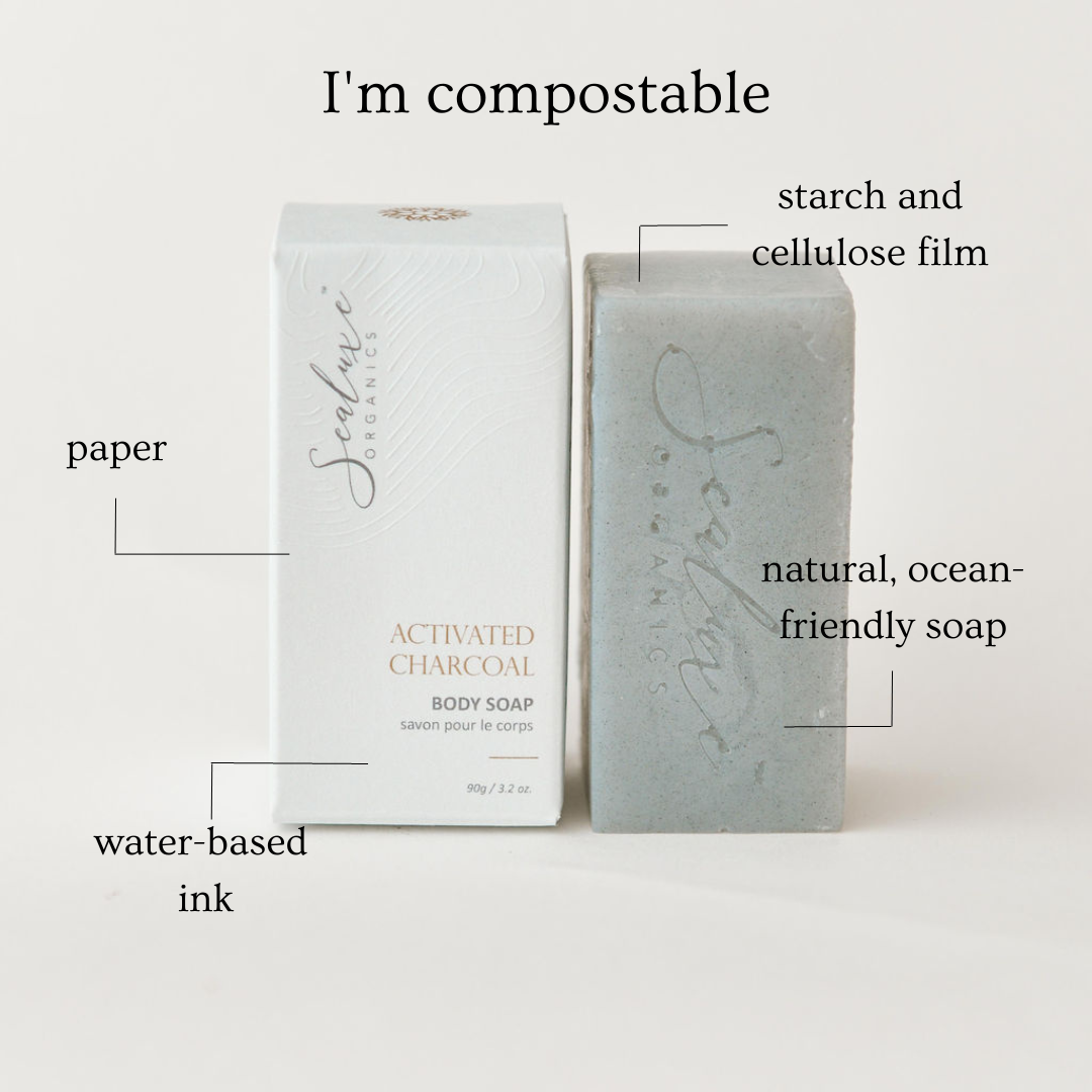 Sealuxe Organics - Activated Charcoal Soap