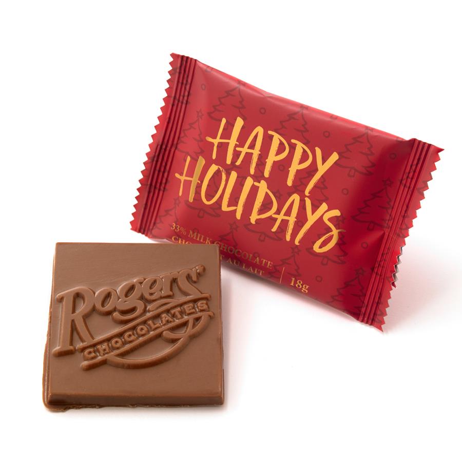 Rogers' Chocolates - Happy Holiday LOGO Bar