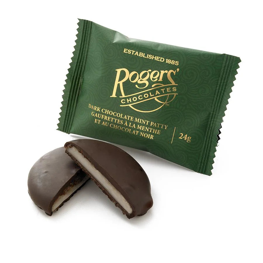 Rogers Chocolates - Dark Chocolate Mint Patty