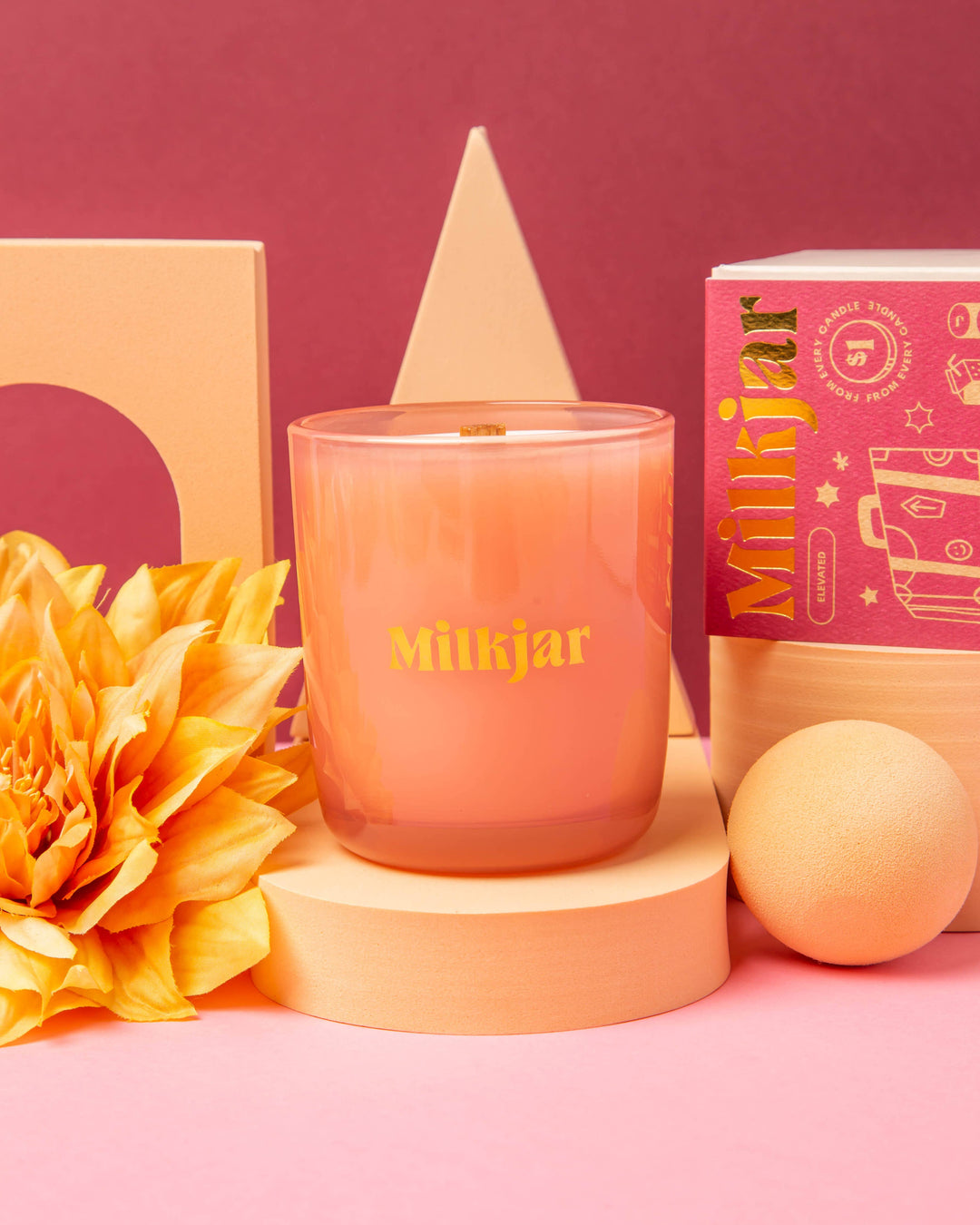 Milk Jar Candle Co. - Darjeeling - Patchouli & Santal Coconut Soy 8oz Candle