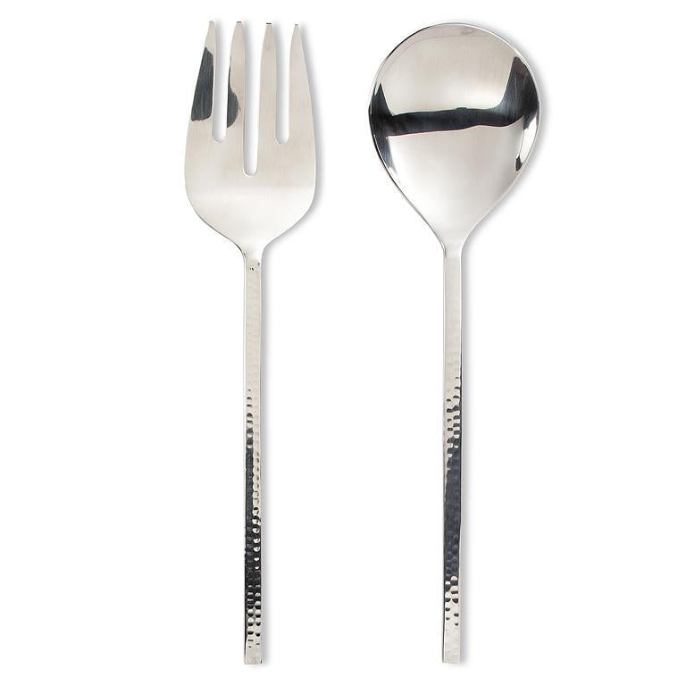 Abbott Collection - Shiny Hammer Salad Servers