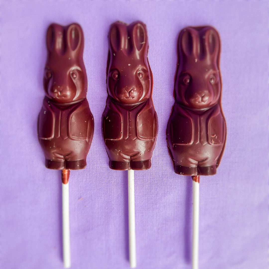 Mr. Bunny Easter Chocolate Lollipop