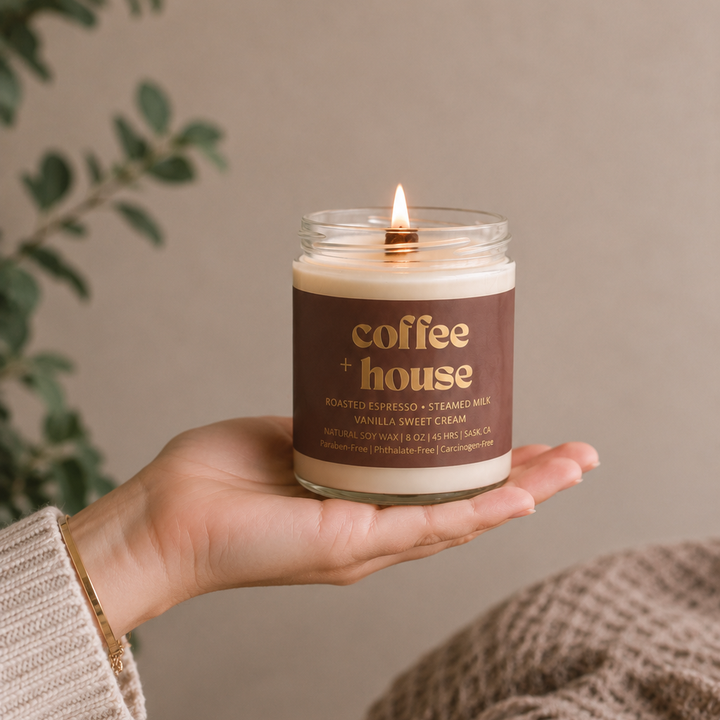 Prairie Creek Candles - Non Toxic Soy Candle - Coffee House