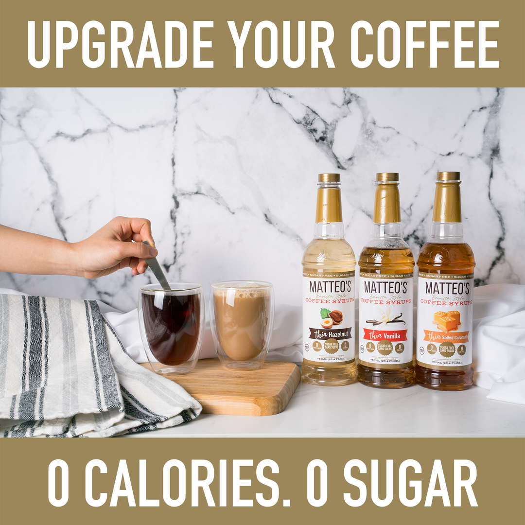 Matteo's Sugar Free Coffee Syrup, Pumpkin Spice, 0 Calories, 0 Sugar, Keto Friendly