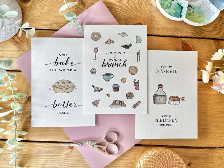 Love – “For My Soy Mate, You’re Shrimply The Best” Love Card