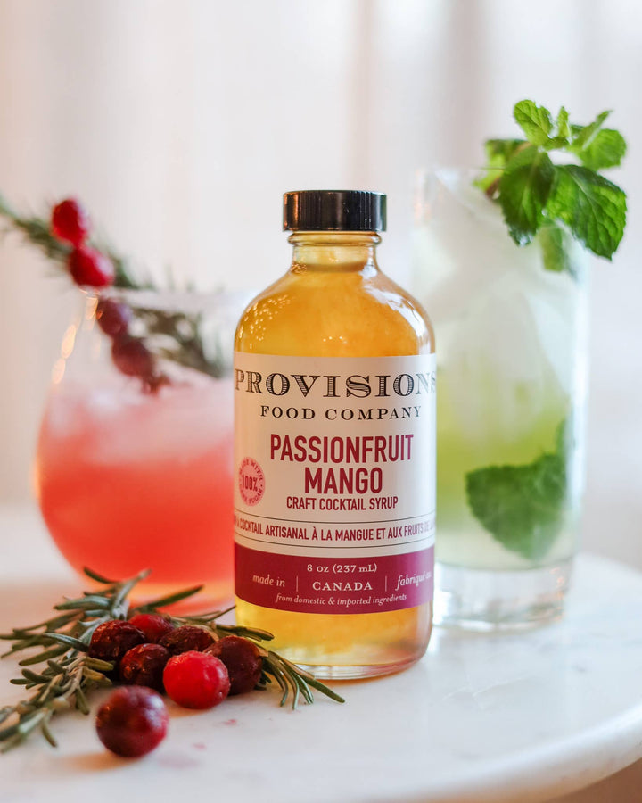 Provisions Food Company - Passionfruit Mango Craft Cocktail Syrup