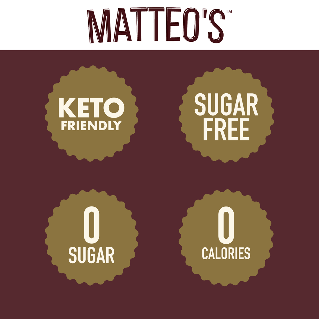 Matteo's Sugar Free Coffee Syrup, Pumpkin Spice, 0 Calories, 0 Sugar, Keto Friendly