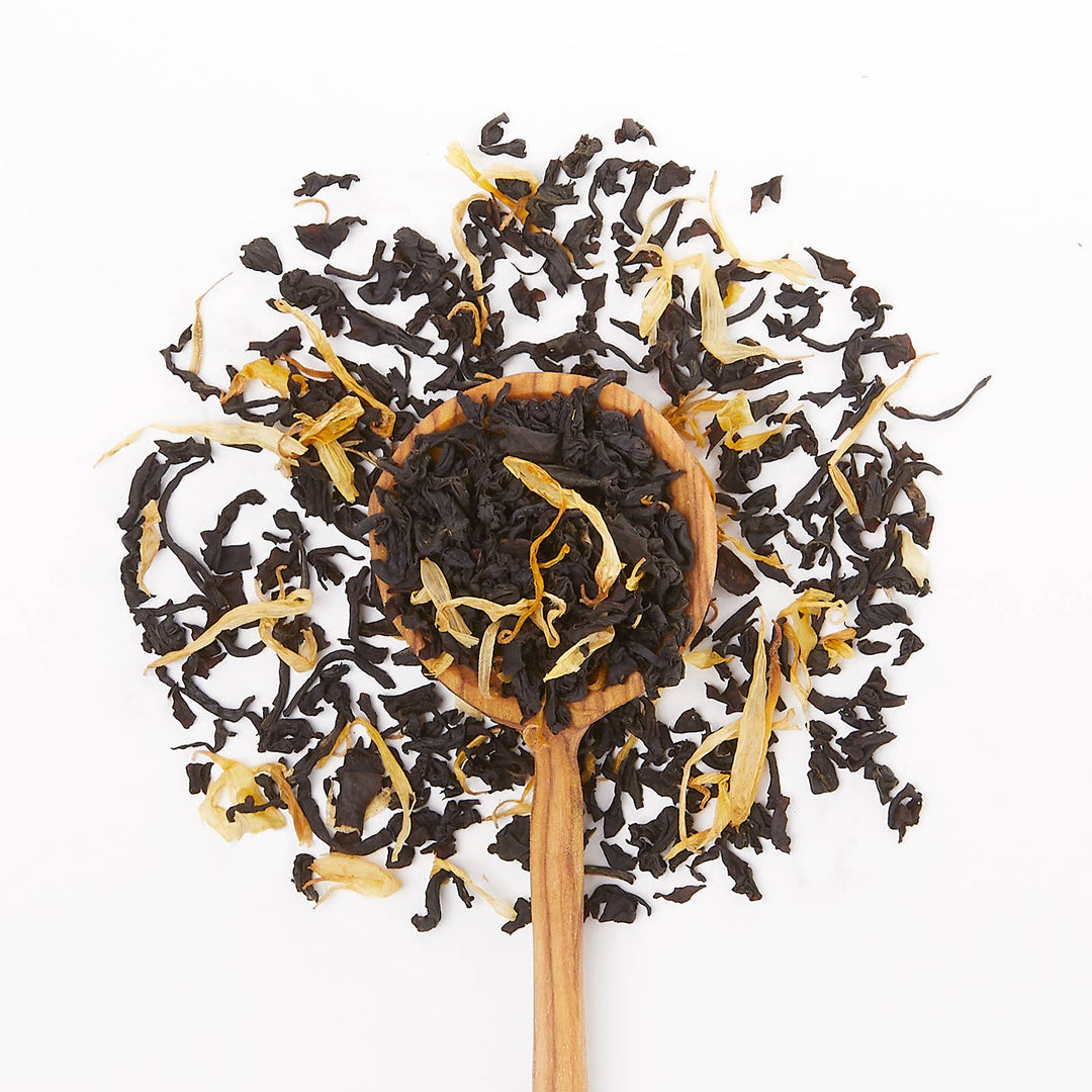 JusTea - Cream Earl Grey Tea Tin & Spoon