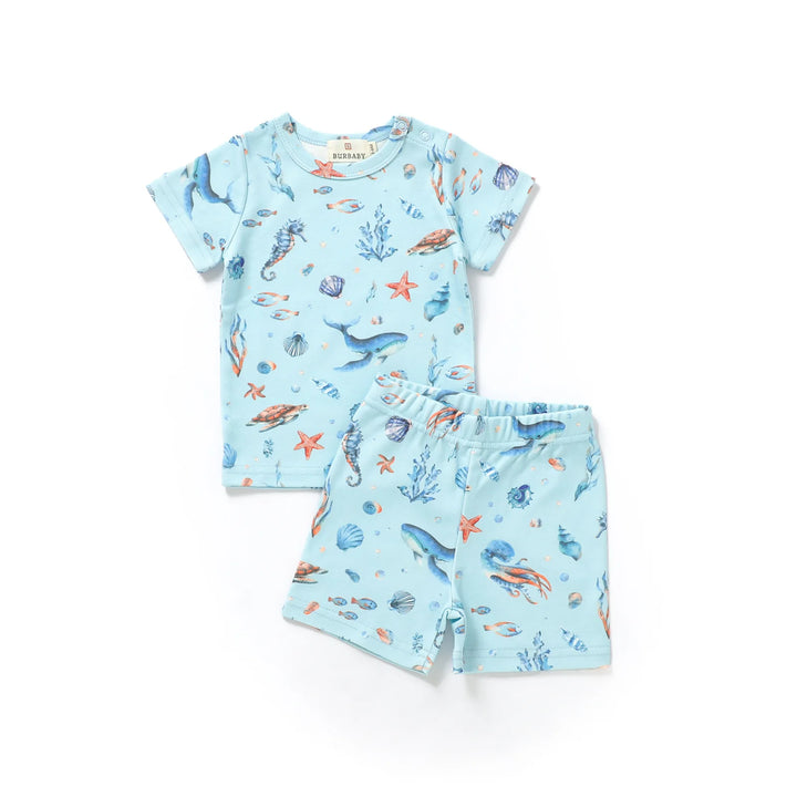 Burbaby - Short Sleeve Shorts Set