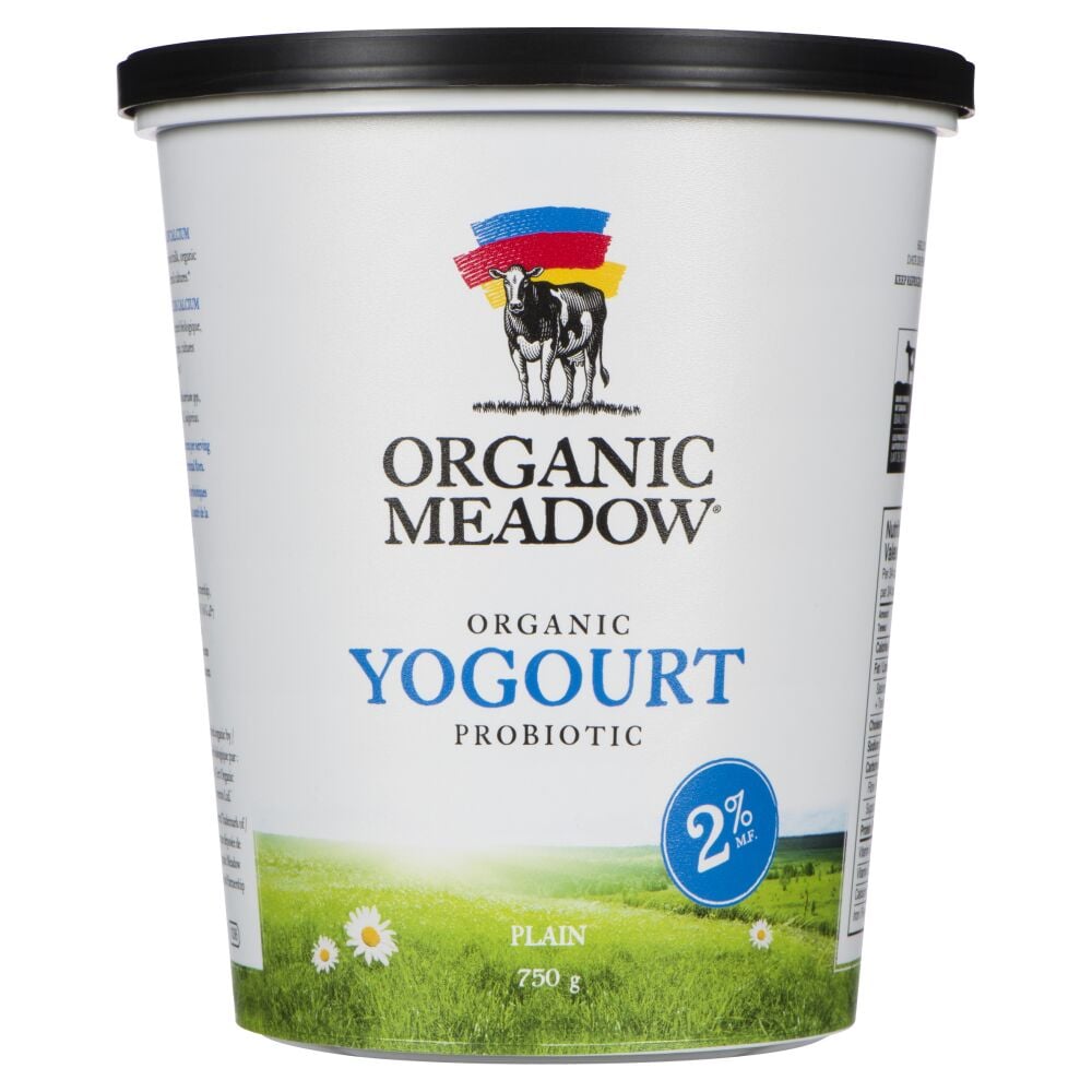 Organic Meadow - 2% Plain Probiotic Yogourt (750g)