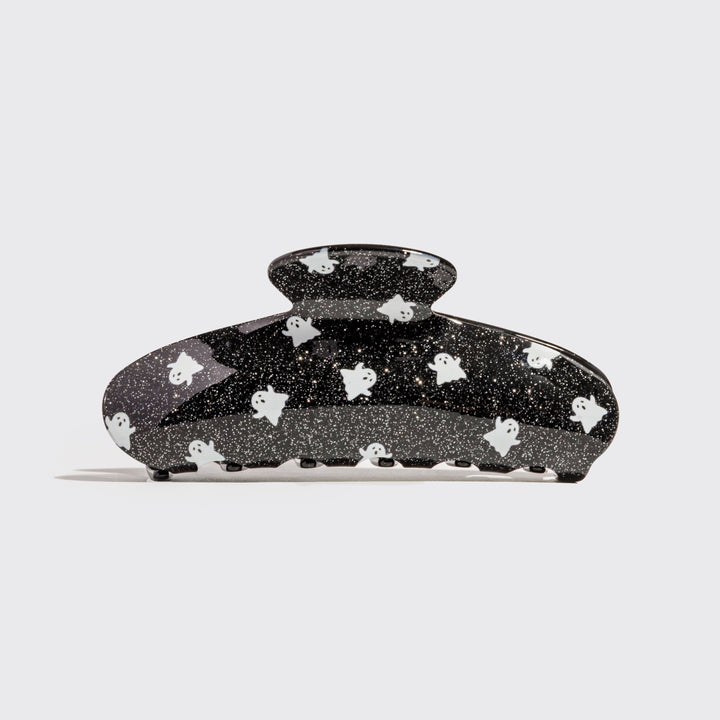 Kitsch - Recycled Plastic Glitter Claw Clip - Ghosts