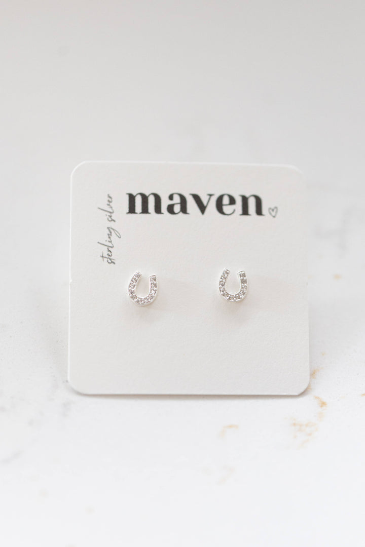 Maven - 'Horseshoe' stud earrings