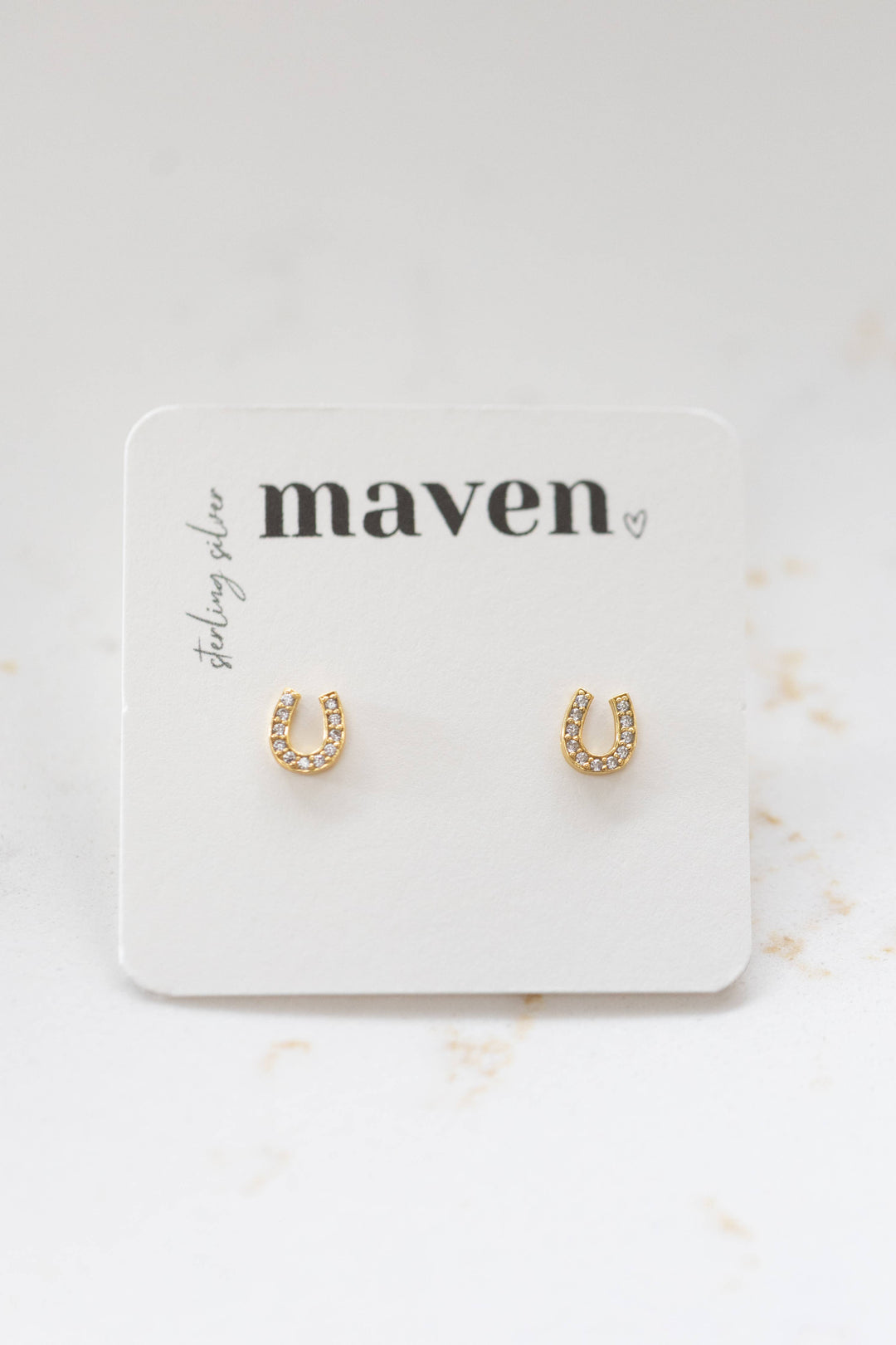Maven - 'Horseshoe' stud earrings
