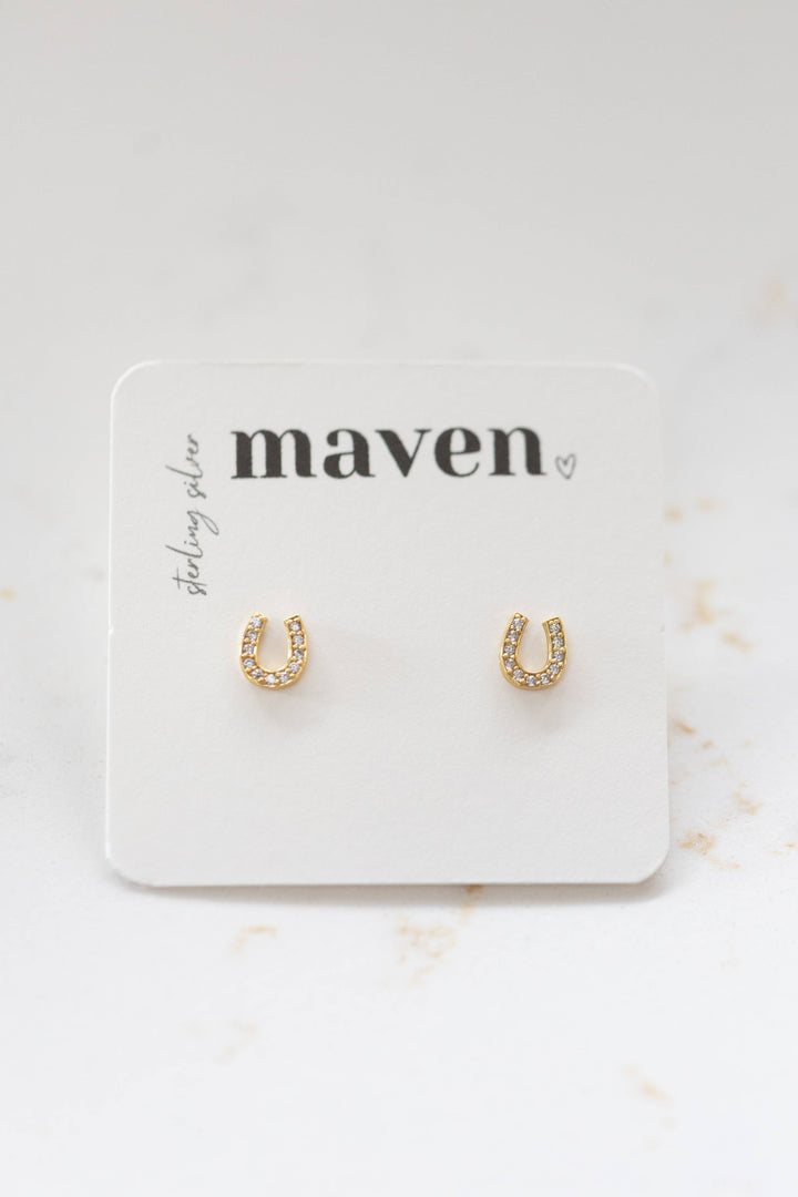 Maven - 'Horseshoe' stud earrings