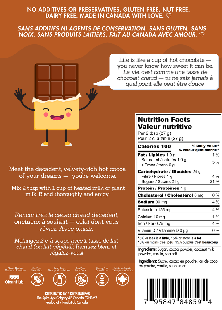 The Spice Age - Gourmet Hot Chocolate - Wake Me up Before you Cocoa