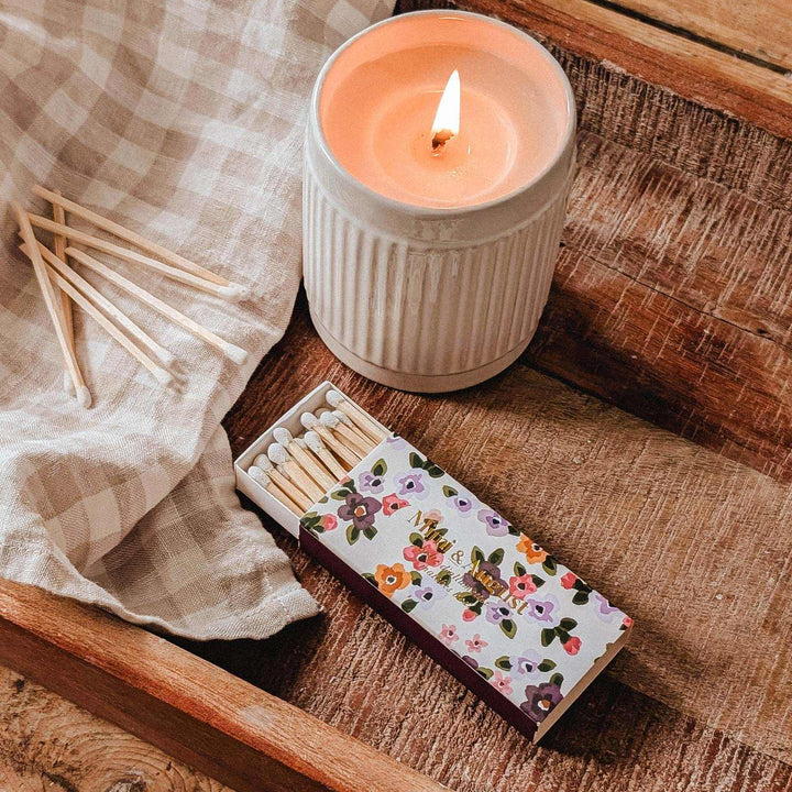 Mimi & August - Mimi Floral Matchbox (30 Sticks)