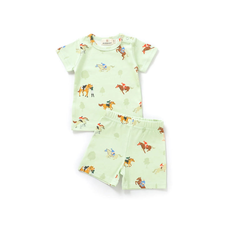 Burbaby - Short Sleeve Shorts Set