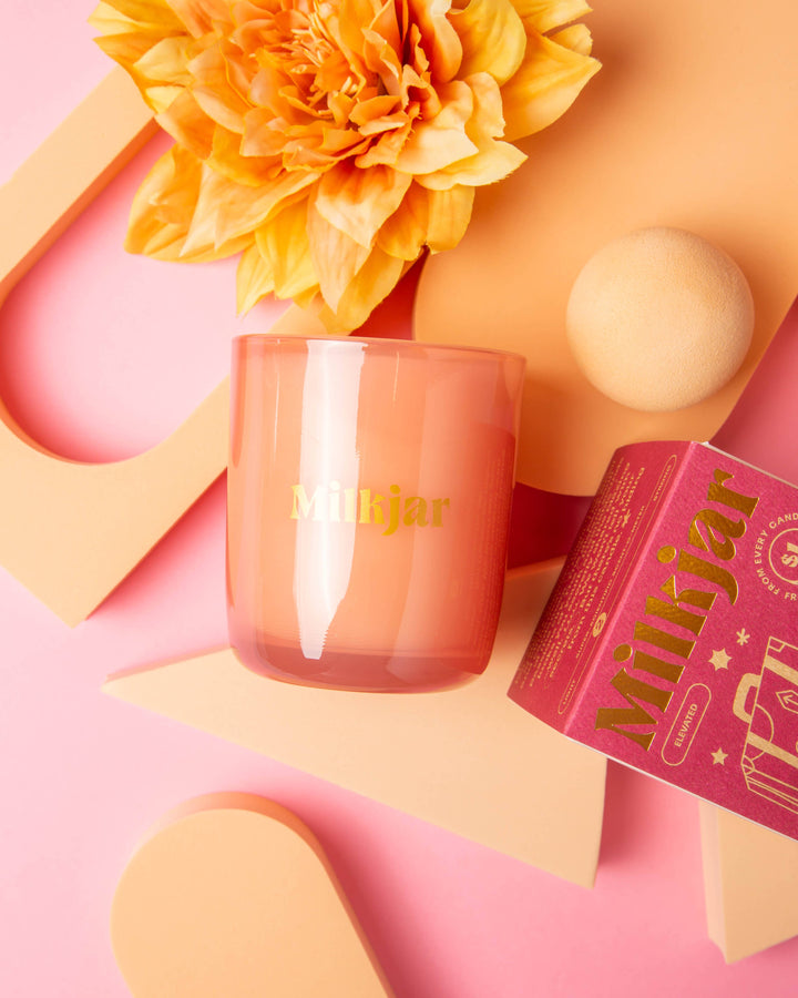 Milk Jar Candle Co. - Darjeeling - Patchouli & Santal Coconut Soy 8oz Candle