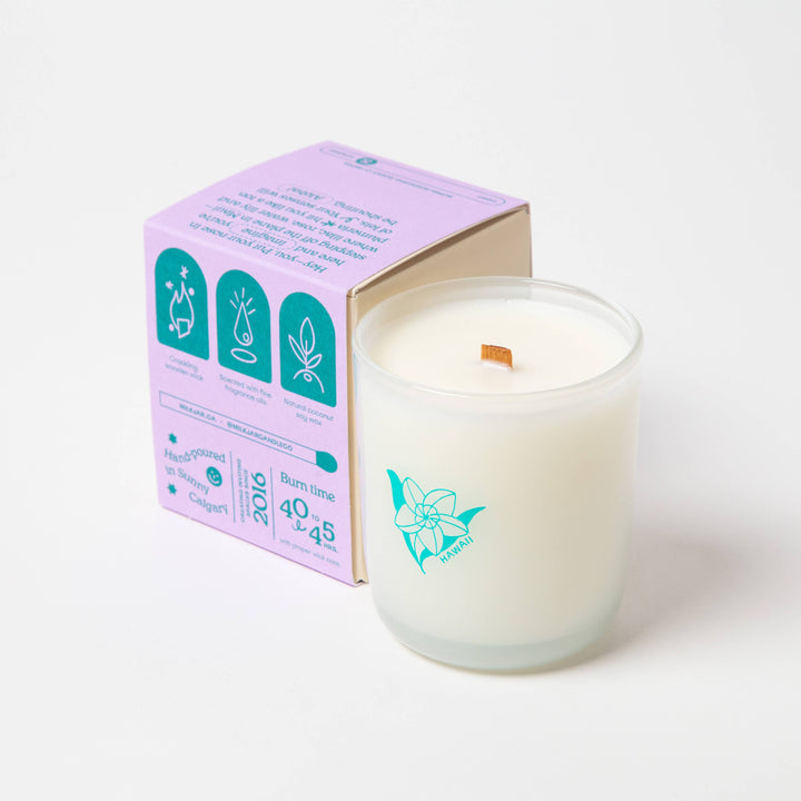 Milk Jar Candle Co. - Hawaii - Plumeria & Lilac Coconut Soy 8oz Candle
