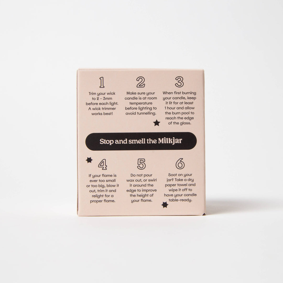 Milk Jar Candle Co. - Before Sunrise - Milk & Honey Coconut Soy 8oz Candle