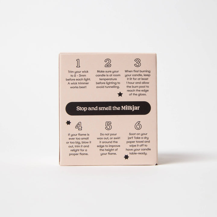 Milk Jar Candle Co. - Before Sunrise - Milk & Honey Coconut Soy 8oz Candle