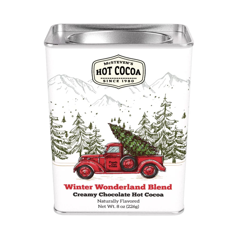 McStevens - Winter Wonderland Red Pickup Hot Cocoa (8oz Rectangle Tin)