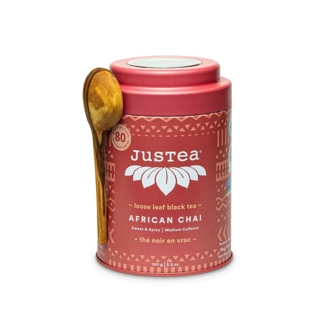 JusTea - Fair Trade Tea Tin