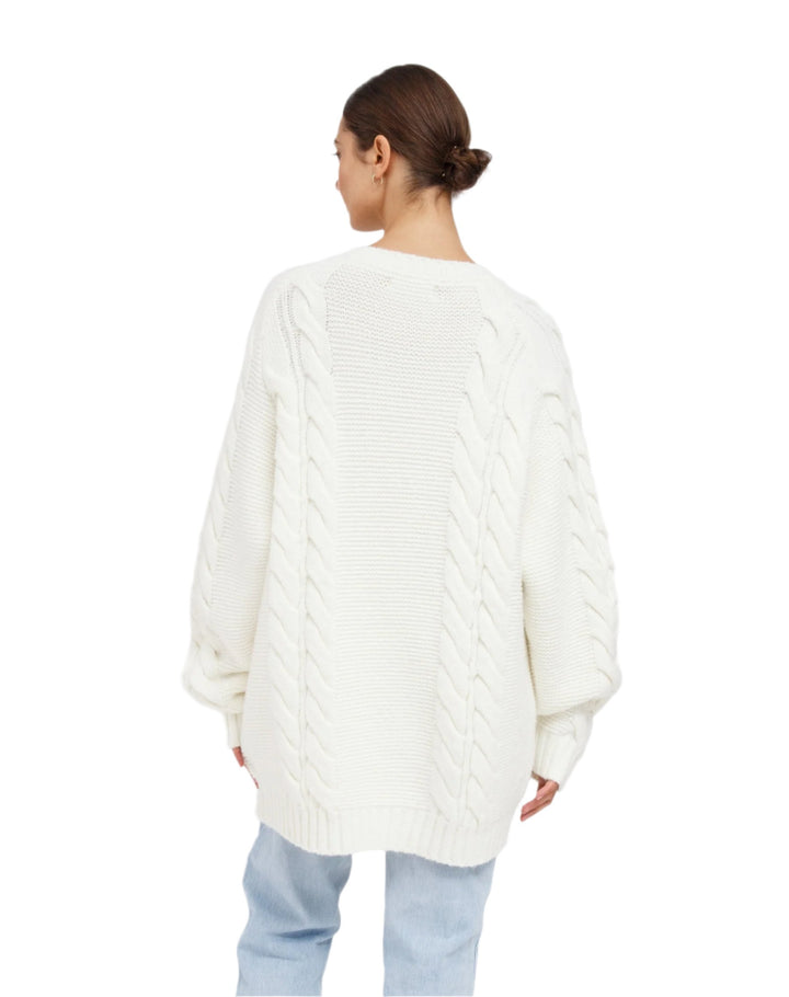 Brunette the Label - Adele Cable Knit Turtleneck