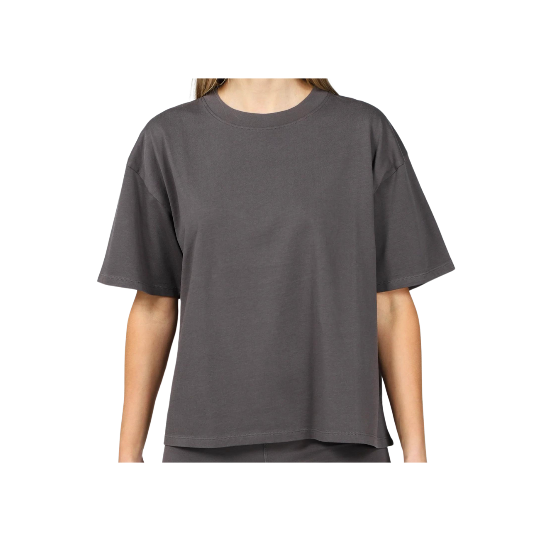 Brunette The Label - Oversized Boxy Tee (Washed Grey)