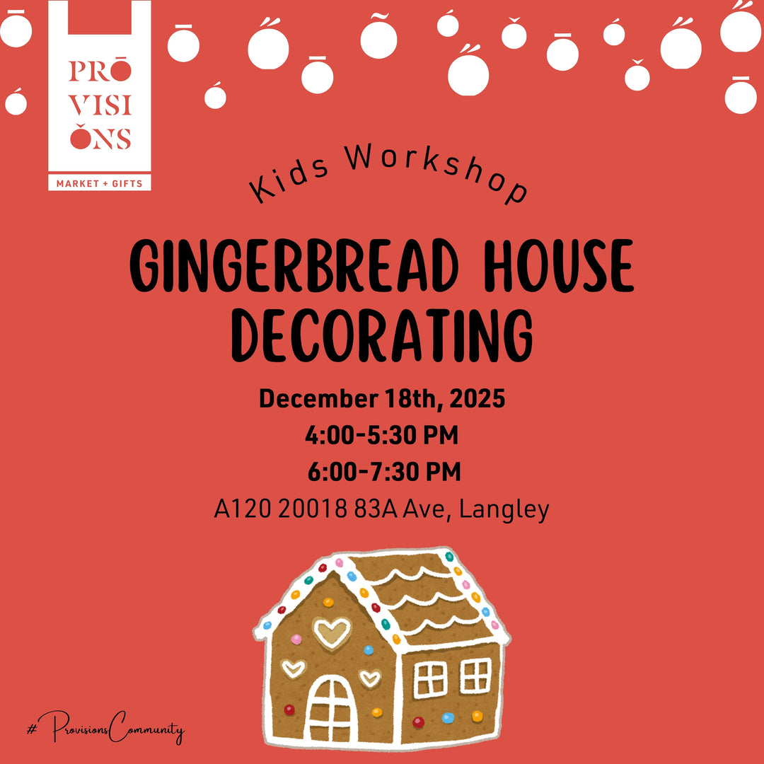 Kids Workshop: Gingerbread House Decorating - December 18th 2025