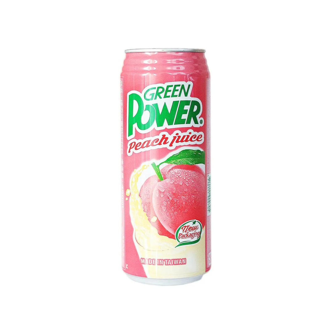 Green Power - Peach Juice (490ml)