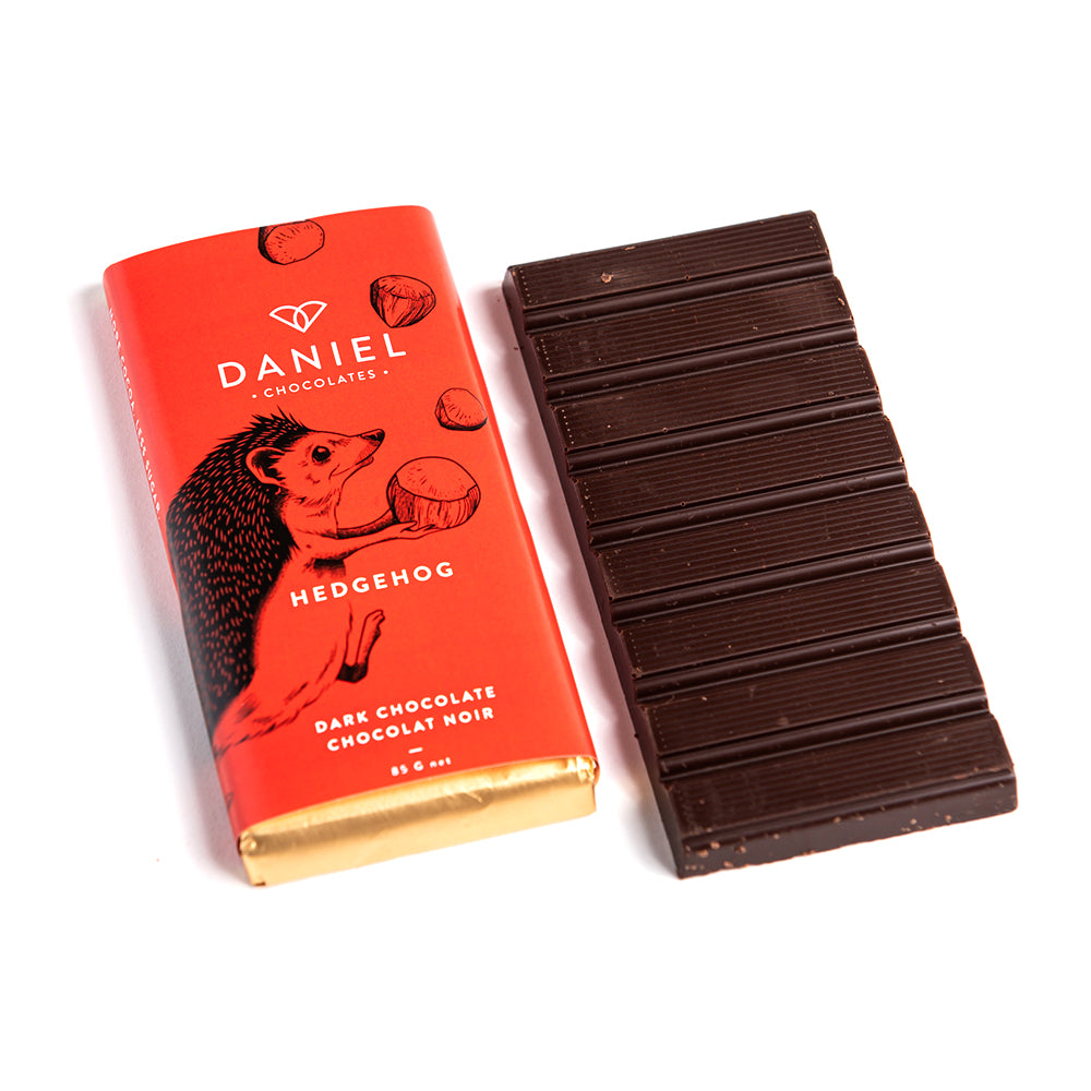 Daniel Chocolates - Hedgehog Dark Chocolate Bar (85g)