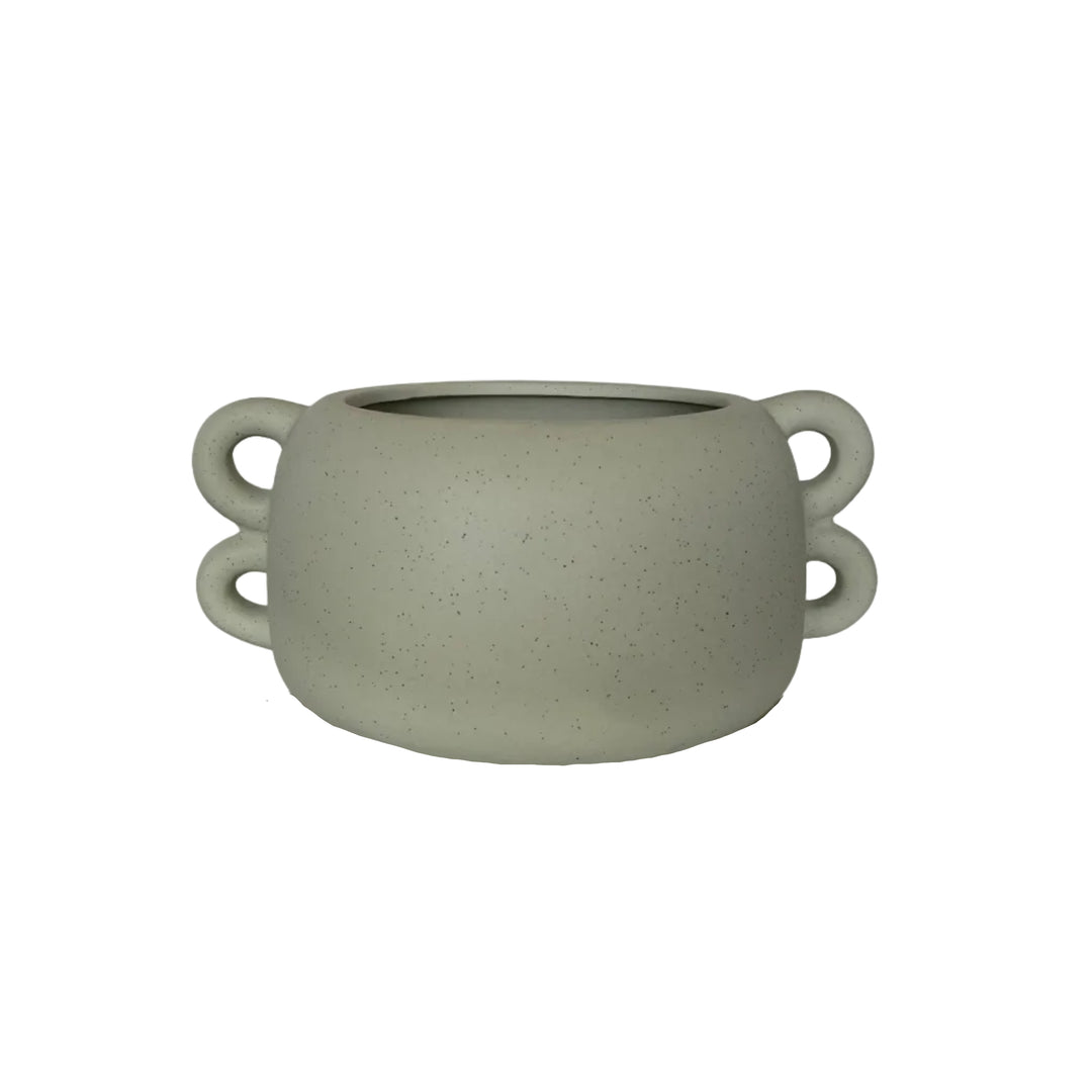 Provisions Market – Ceramic Planter with Loop Edges