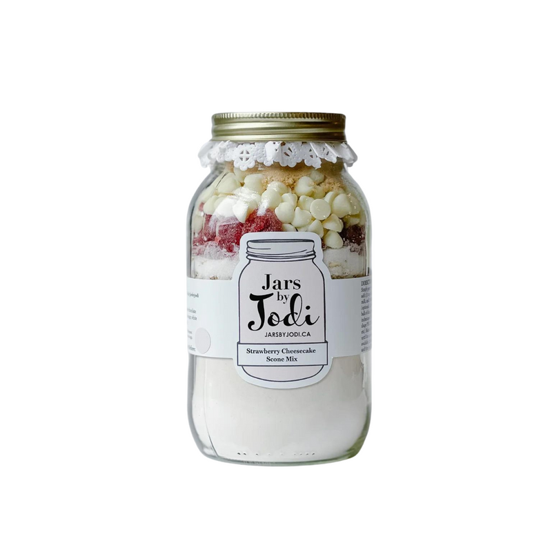 Jars By Jodi - Strawberry Cheesecake Scone Mix