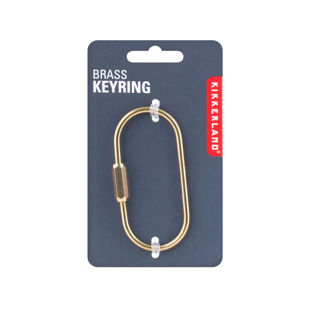 Kikkerland - Brass Keyring