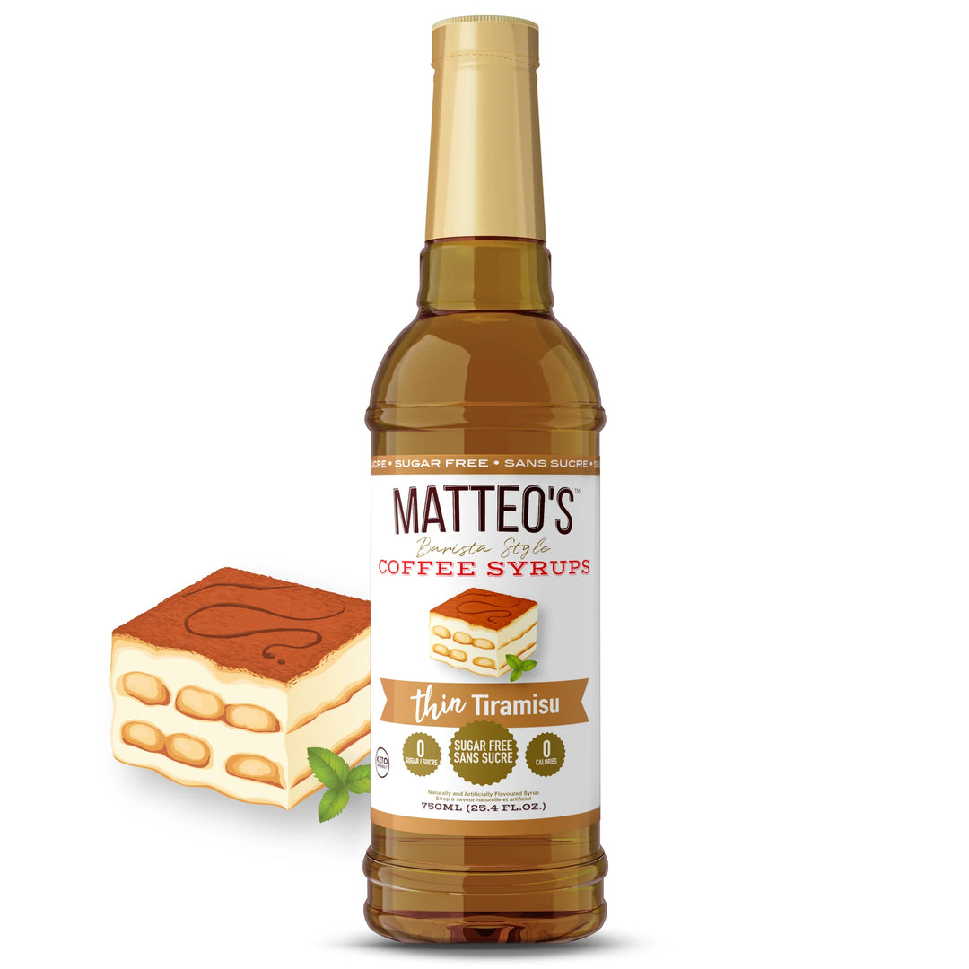 Matteo's - Sugar Free Coffee Syrups - Tiramisu
