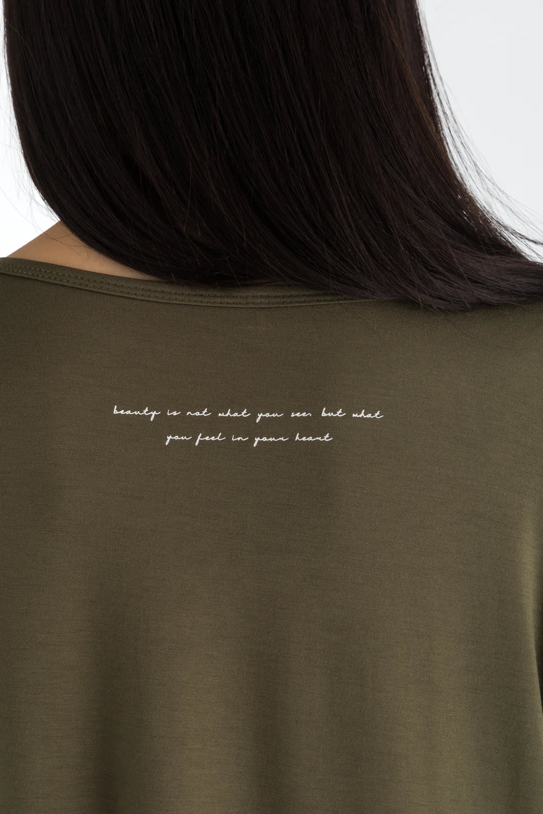 The Roster - Beauty is not what you see, but what you feel in your heart Evergreen Tee