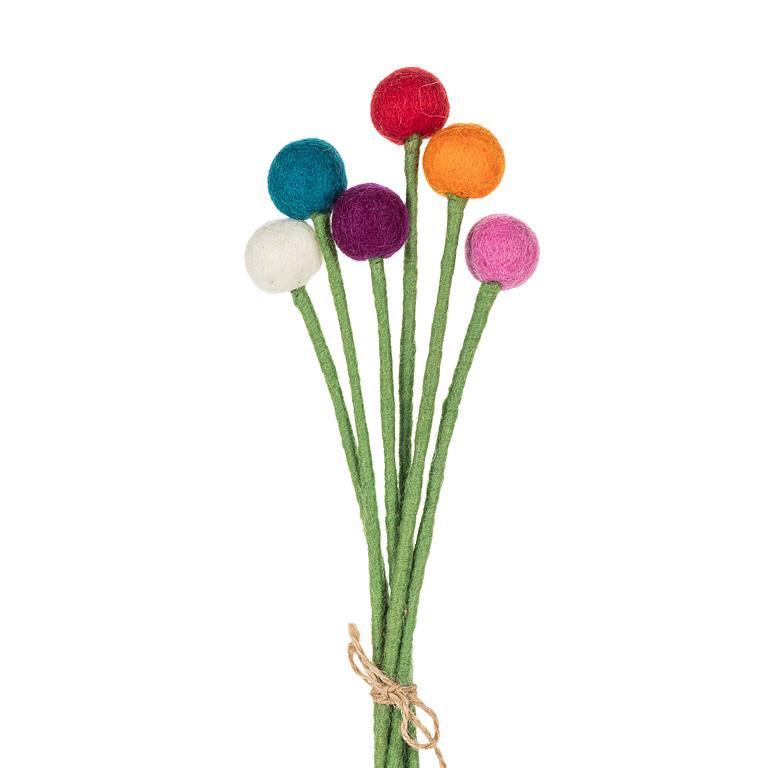 Abbott Collection - Pompom Flower Stem (12.5")