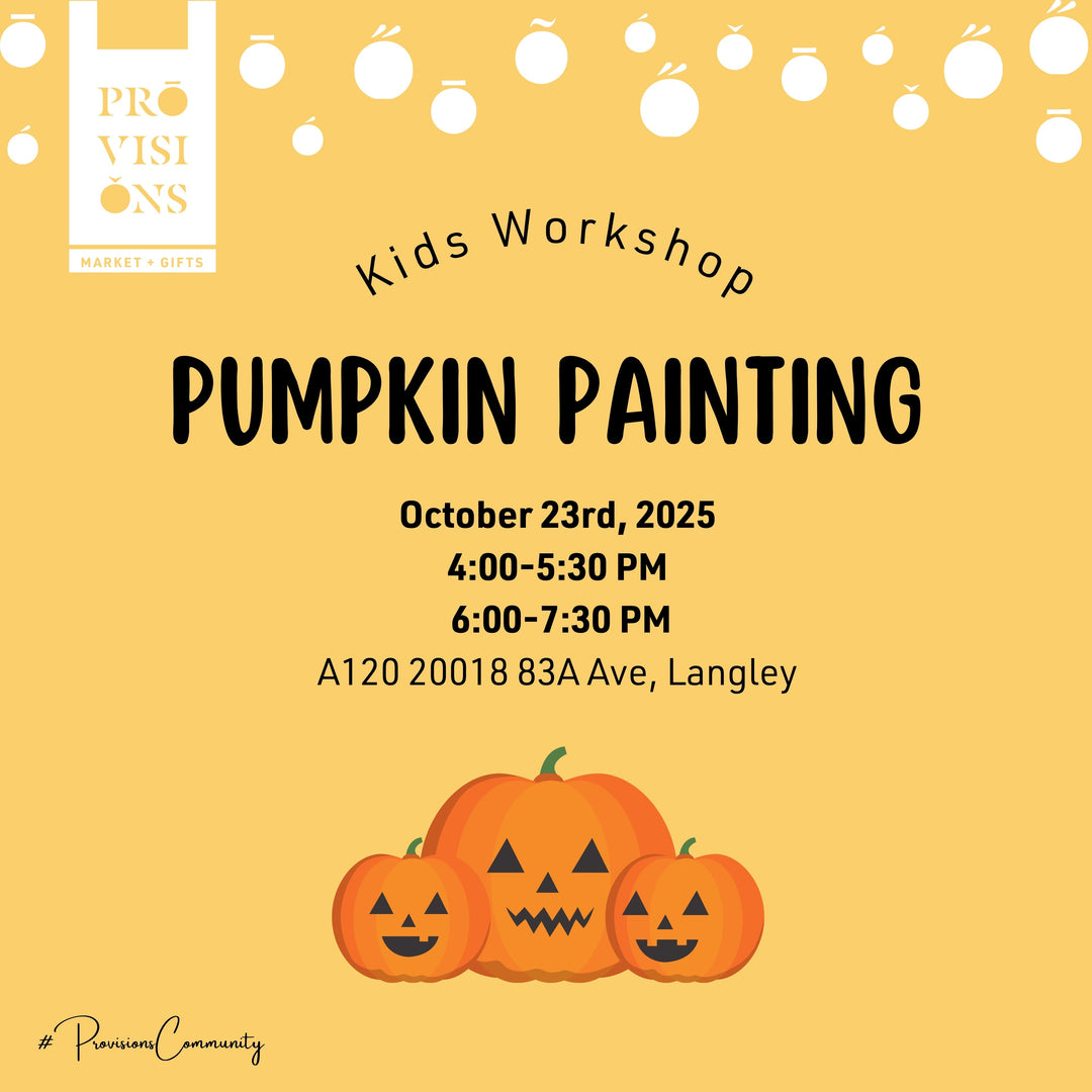 Kids Workshop: Pumpkin Painting - October 23rd 2025