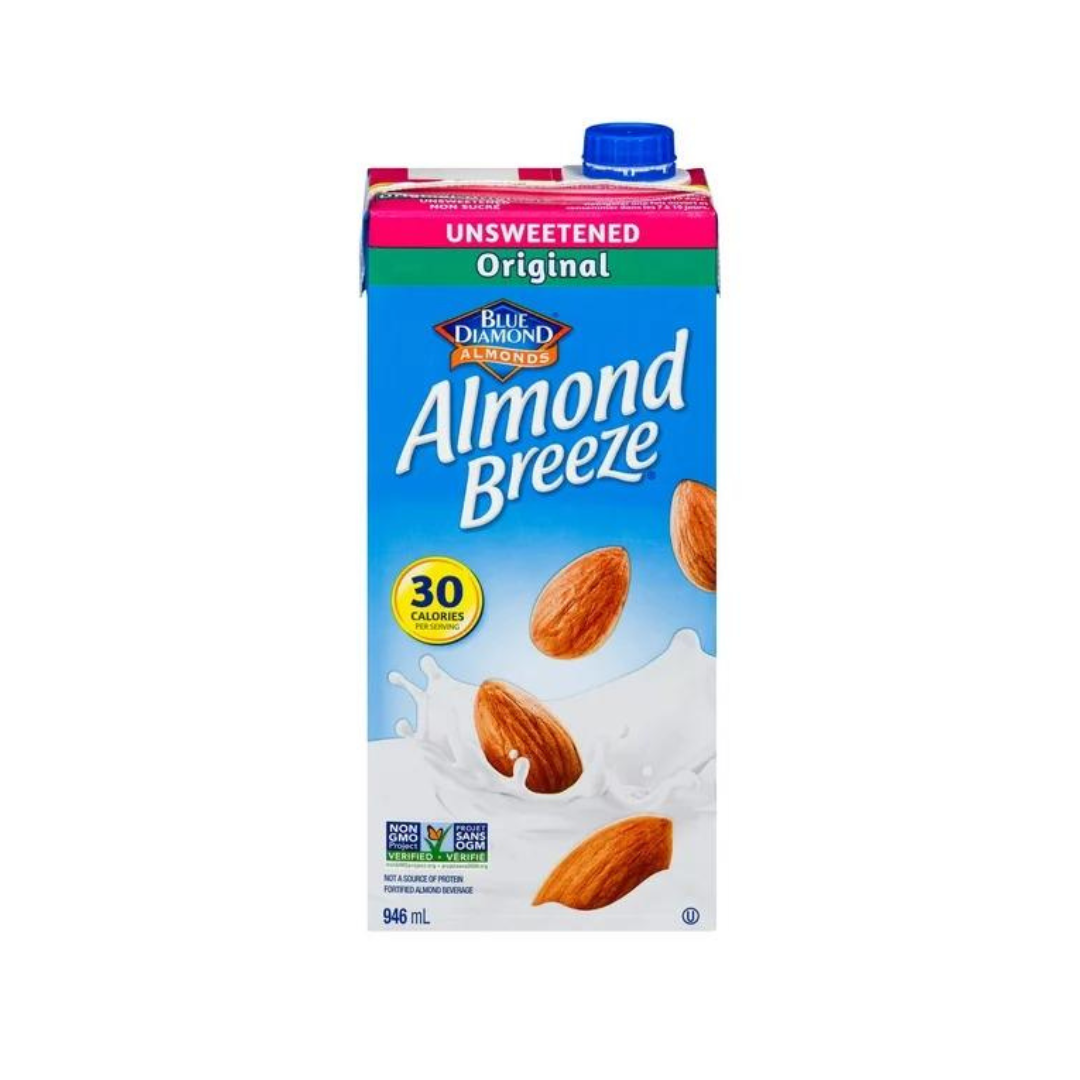 Blue Diamond - Almond Breeze  Original Unsweetened Almond Milk (946ml)