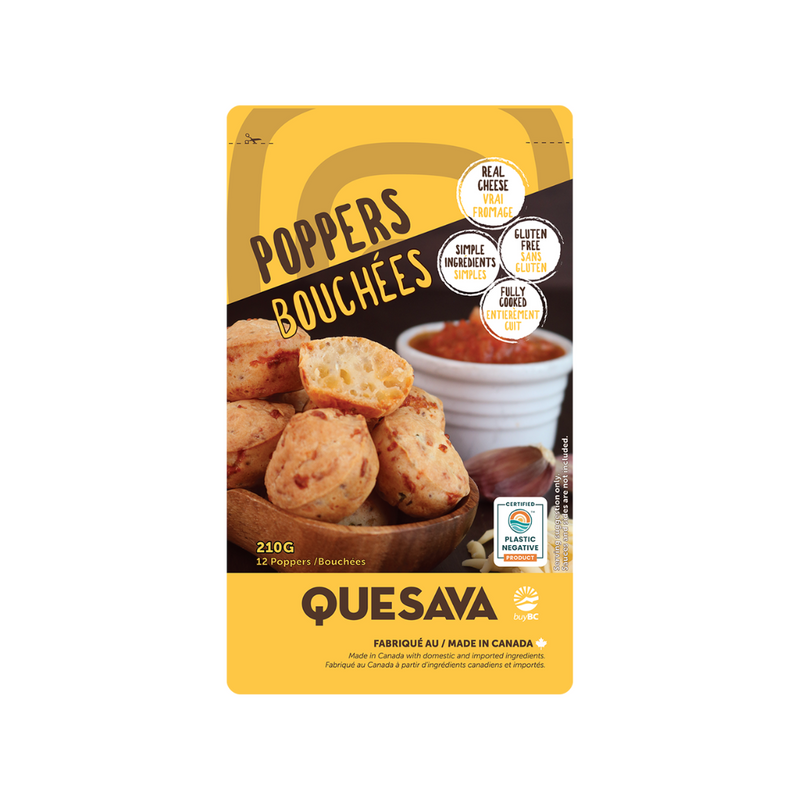 Quesava - Three Cheese and Garlic Poppers