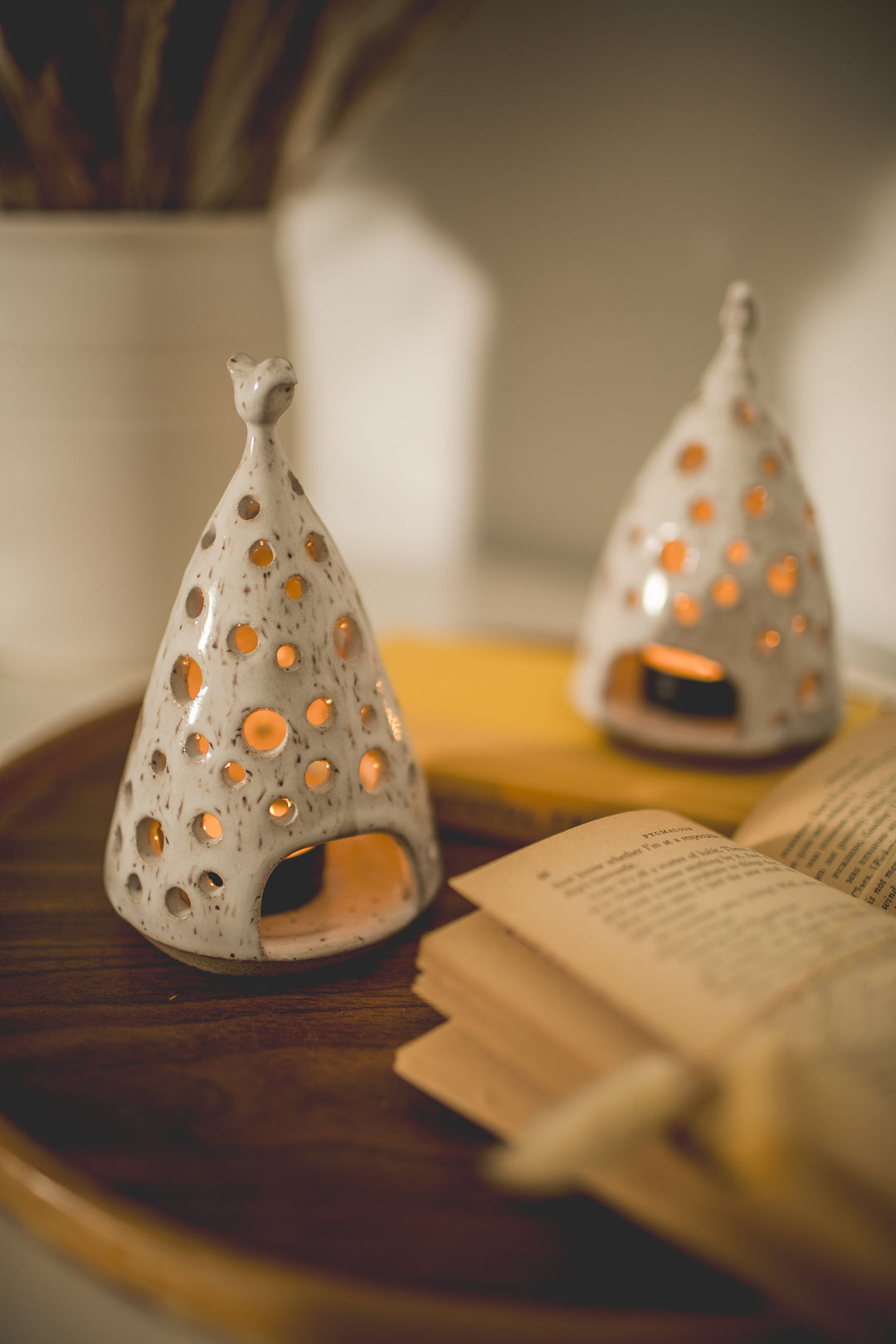 Rural Little Bird Tealight Trees