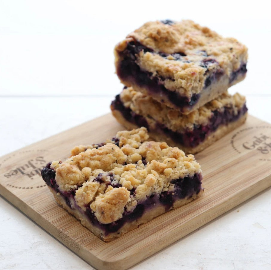 Gabi & Jules Blueberry Earl Grey Dessert Bars