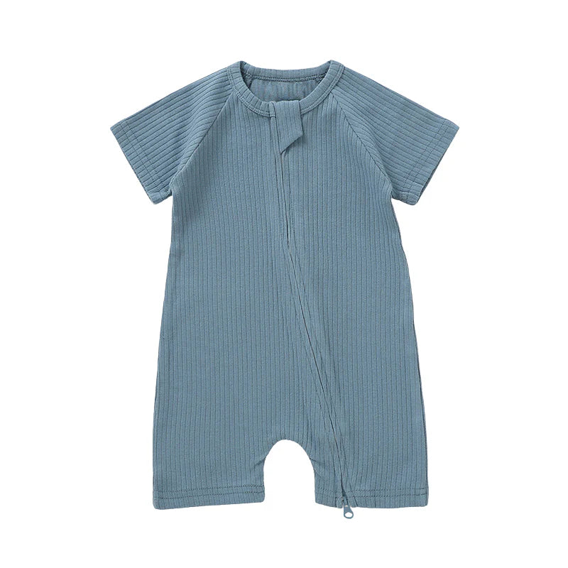 Burbaby - Ribbed Shortsleeve Romper