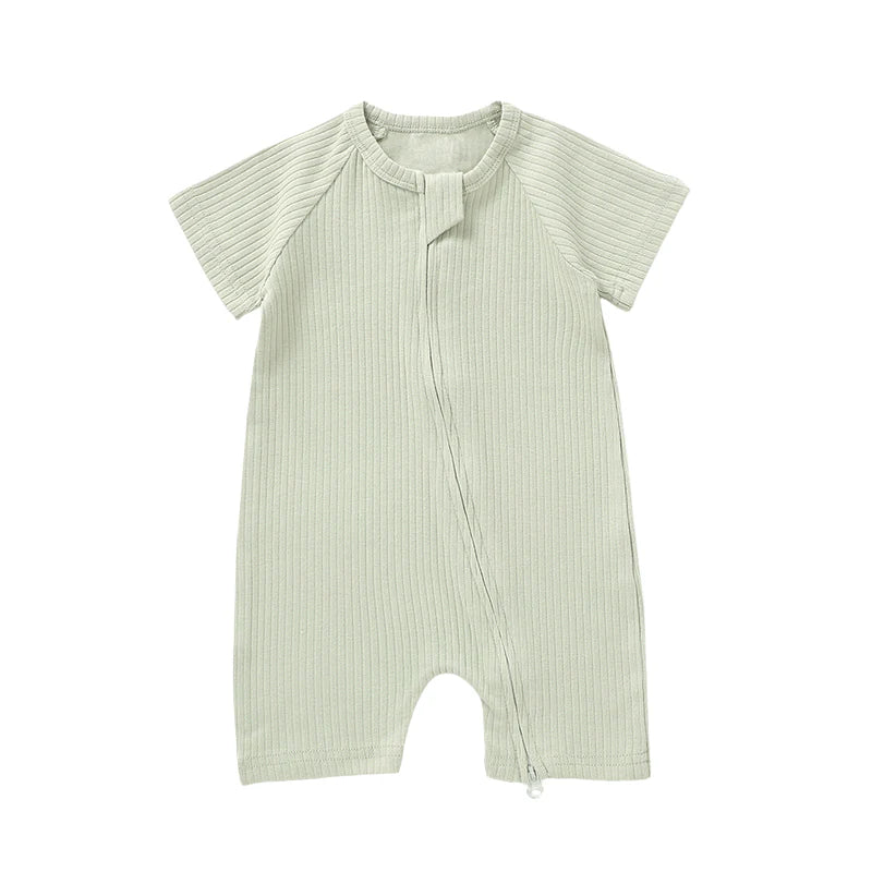 Burbaby - Ribbed Shortsleeve Romper