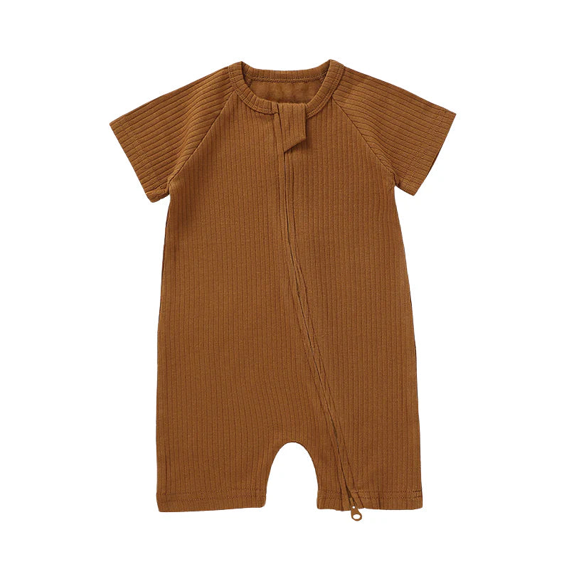 Burbaby - Ribbed Shortsleeve Romper