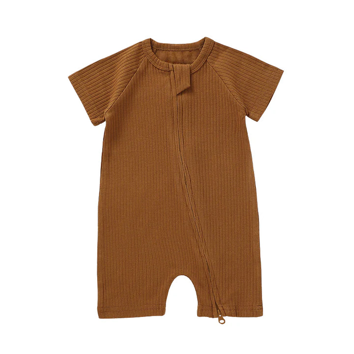 Burbaby - Ribbed Shortsleeve Romper