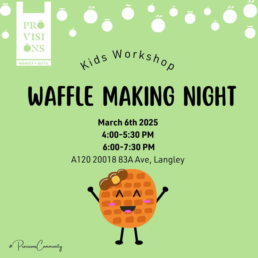 Kids Workshop: Waffle Making Night - March 6th 2025