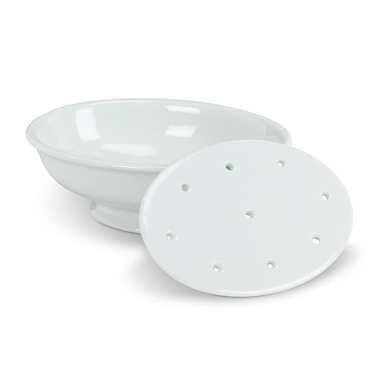 Abbott Collection - 2PC Soap Dish with Strainer 5.5"