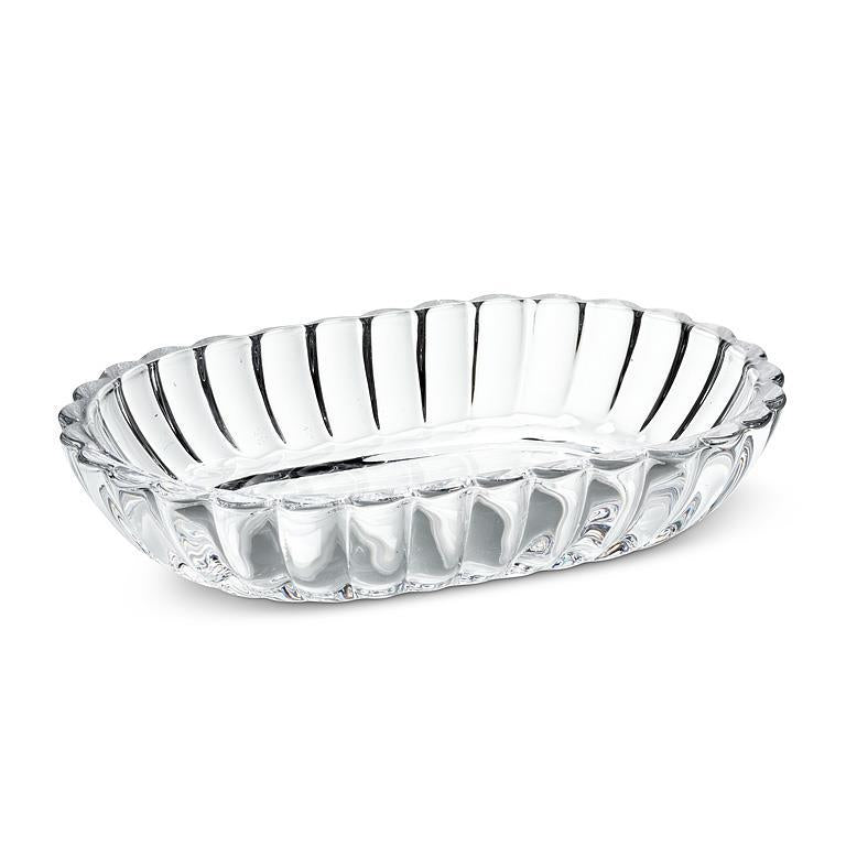Abbott Collection - Oval Optic Flared Soap Dish 5.5"